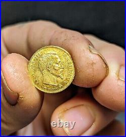 France 5 Francs 1856 A 22ky Gold Coin- Napoleon III In Collectable Case
