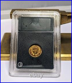 France 5 Francs 1856 A 22ky Gold Coin- Napoleon III In Collectable Case