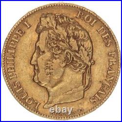 France Gold 20 Francs 1840 A Paris VF Coin Collectible