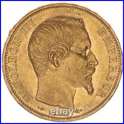 France Napoleon III Gold 20 Francs XF 1859 A Au. 900 6,45g Coin Collectible
