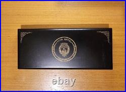 France Paris Eiffel Tower Commemorative Gold Plated 3 UNC Coins Collection