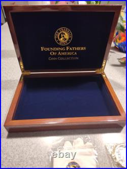 Franklin Mint Founding Fathers Of America Coin Collection CIB With Original COA