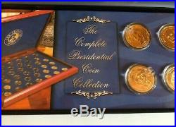 Franklin Mint Presidential GOLD Coin Collection Complete set NEW