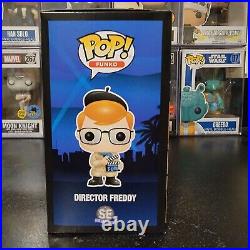 Funko Pop! Director Freddy World Premiere Making Fun Pins Gold Coin Ticket Box