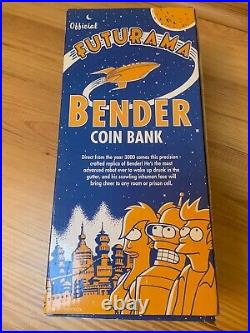 Futurama Golden Bender SDCC 2007 Exclusive Vinyl Coin Bank Limited 240 von Funko