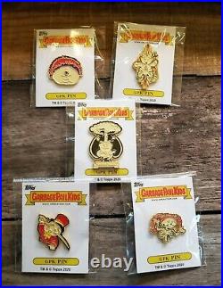 GPK Nation Garbage Pail Kids Challenge Coin GOLD Pin Set with Bracelet NEW