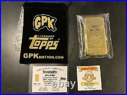 Garbage Pail Kids 35th Gold Bar Coin Officially Licensed Topps 24KT #083/100