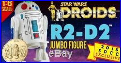 Gentle Giant Exclusive R2-D2 Droids Jumbo 6 SDCC 2015 with gold coin