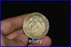 Genuine Ancient Kushan Empire Vasudeva II Gold Dinar Coin Circa AD 290-310 7.2gr