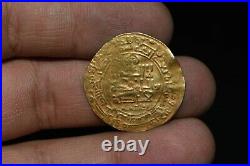 Genuine Ancient Persia Islamic Gold Dinar Coin in Very Fine Condition 3.3 Grams