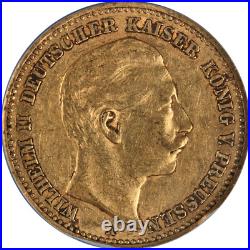 Germany Prussia Gold 10 Mark & 20 Mark Wilhelm II (1888-1918) 2 Coin Set NGC GSA