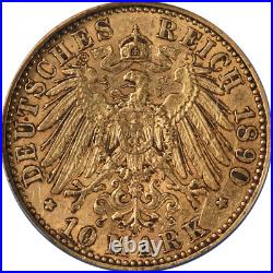 Germany Prussia Gold 10 Mark & 20 Mark Wilhelm II (1888-1918) 2 Coin Set NGC GSA