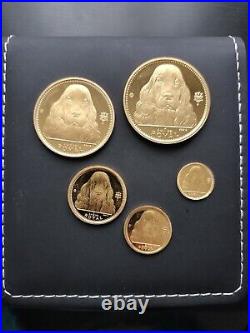 Gibraltar Gold Coins Dogs Collection-RARE