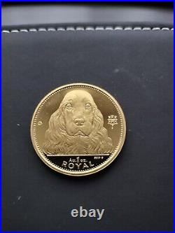 Gibraltar Gold Coins Dogs Collection-RARE