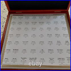 Gold And Silver Highlighted Statehood Quarters Collection 56 Coin Complete Set