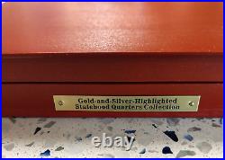 Gold And Silver Highlighted Statehood Quarters Collection 56 Coin Complete Set