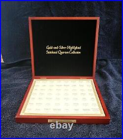 Gold And Silver Highlighted Statehood Quarters Collection 56 Coin complete set