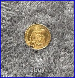 Gold Coin Medal Abraham Lincoln and JF Kennedy Very Rare