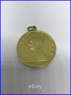 Gold Coin Pavlvs Vi Pont Max Stamped 900 Gold 9.9 Grams