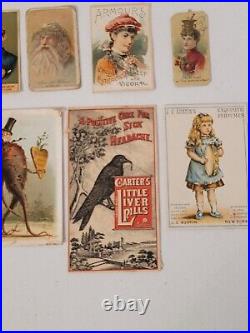 Gold Coin Tobacco Cards-Advertising Postcard Chromolithograph Lot Rare 11 Total