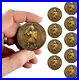 Gold Plated Christian Challenge Coins 10pc Set for Bible Study & Reflection