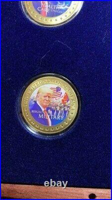 Gold Trump Coin Set