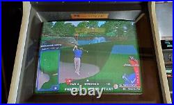 Golden Tee Fore! Complete Full Size Arcade Coin-Op Machine, 29 Courses, 27 CRT