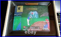 Golden Tee Fore! Complete Full Size Arcade Coin-Op Machine, 29 Courses, 27 CRT