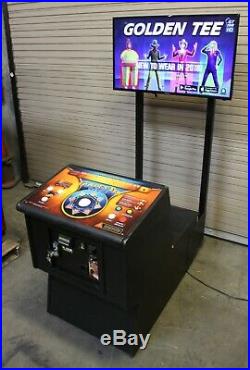 Golden Tee LIVE 2018 coin operated arcade amusement game in good condition