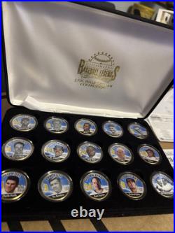 Golden baseball legends 15 Coin Clad JFK half dollar collection Merrick Mint