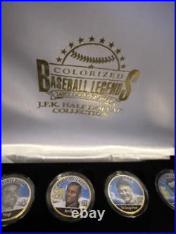 Golden baseball legends 15 Coin Clad JFK half dollar collection Merrick Mint