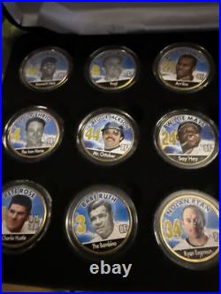 Golden baseball legends 15 Coin Clad JFK half dollar collection Merrick Mint