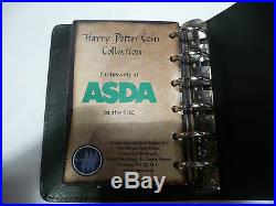 HARRY POTTER COIN COLLECTION SAVINGS BOOK. In 24k gold 24 coins in book, stunning