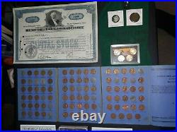 HUGE COIN LOT Estate Coin Collection Old US CoinsCOIN BOOK, Mint, silver, Currency