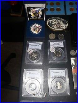 HUGE COIN LOT Estate Coin Collection Old US Coins, ANTIQUES, Mint, silver, Currency