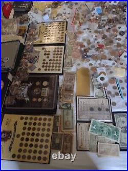 HUGE US Coin Collection over 100 pounds Solid gold, silver, 1850's to modern