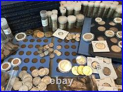 $ HUGE U. S. COIN COLLECTION BULLION LOT Vintage Gold SILVER DOLLAR 100+ Coins! $