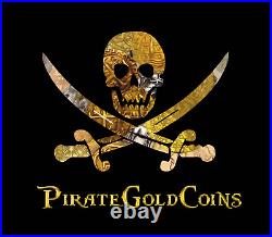 HYRACODON SKULL DINOSAUR FOSSILS JURASSIC Hyracodontidae PIRATE GOLD COINS