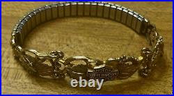 Harley Davidson 10k Black Hills Gold Bracelet Extender Jewelry Carat Coin