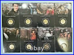 Harry Potter Gold Coin Card Set /10 Sdcc San Diego Comic Con Artbox Cc1-cc8 Rare