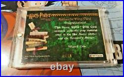 Harry Potter The Sorcerer's Stone Ss Prop Card Wizard Gold Coin /40 U. Rare M