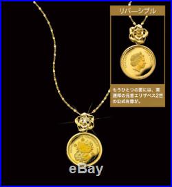 Hello Kitty and Amber Gold Coin Jewelry pure gold coin pendant