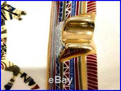 Hermes Paris Cheval DApparat Horse Porcelain Ashtray Coin Tray Gold Trim HHH 3H