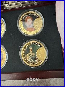 Historic British Sovereign 200th Anniversary 6 Coin Set Queen Elizabeth 24k RARE
