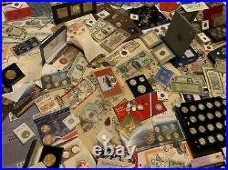 Huge Collection Estate Coin Lot Gold Silver Old Sets Bullion Morgan Dollars