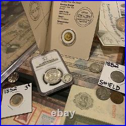 Huge Collection Estate Coin Lot Gold Silver Old Sets Bullion Morgan Dollars