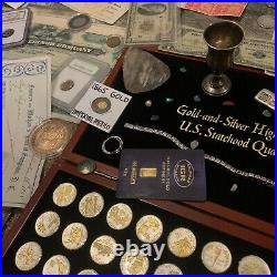 Huge Collection Estate Coin Lot Gold Silver Old Sets Bullion Morgan Dollars
