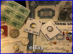 Huge Collection Estate Coin Lot Gold Silver Old Sets Type Morgan Dollars