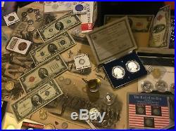 Huge Collection Estate Coin Lot Gold Silver Old Sets Type Morgan Dollars