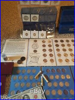Huge Collection Estate Coin Lot Gold Silver Old Type Coins Morgan DollarsW@W